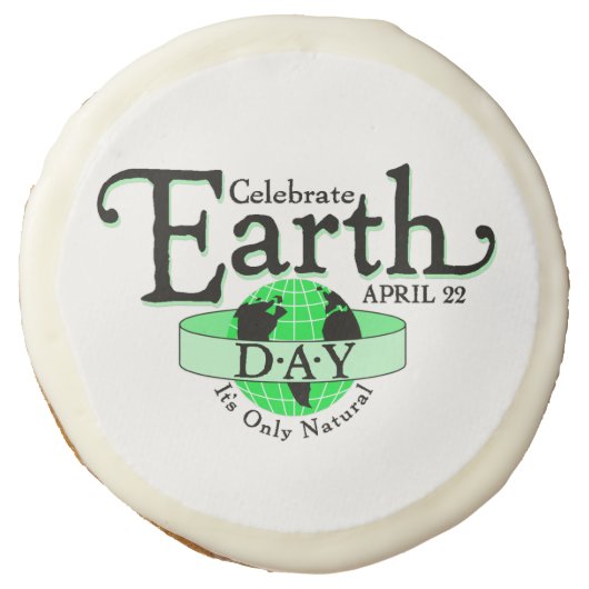 A Celebrate Earth Day Sugar Cookie (Front)