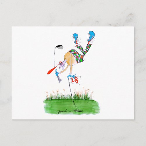 a celebration _ golf tony fernandes postcard