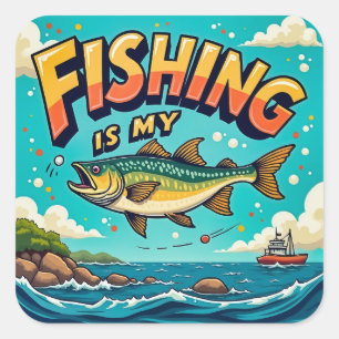 A Celebration of Nature and Leisure Square Sticker