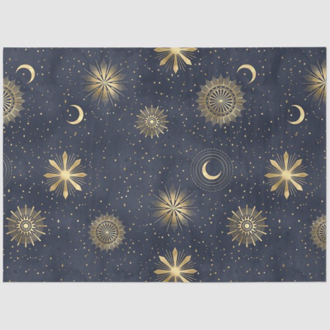 A Celestial Starry Night Series Design 11 Tissue Paper (Front)