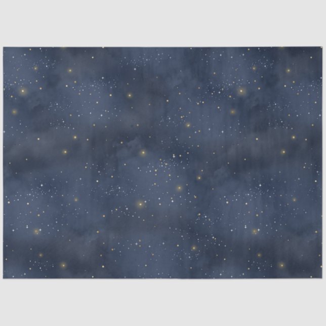 A Celestial Starry Night Series Design 13 Tissue Paper (Front)
