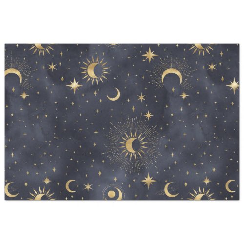 A Celestial Starry Night Series Design 8 Tissue Paper