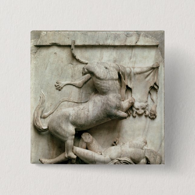 A Centaur triumphing over a Lapith Button (Front)