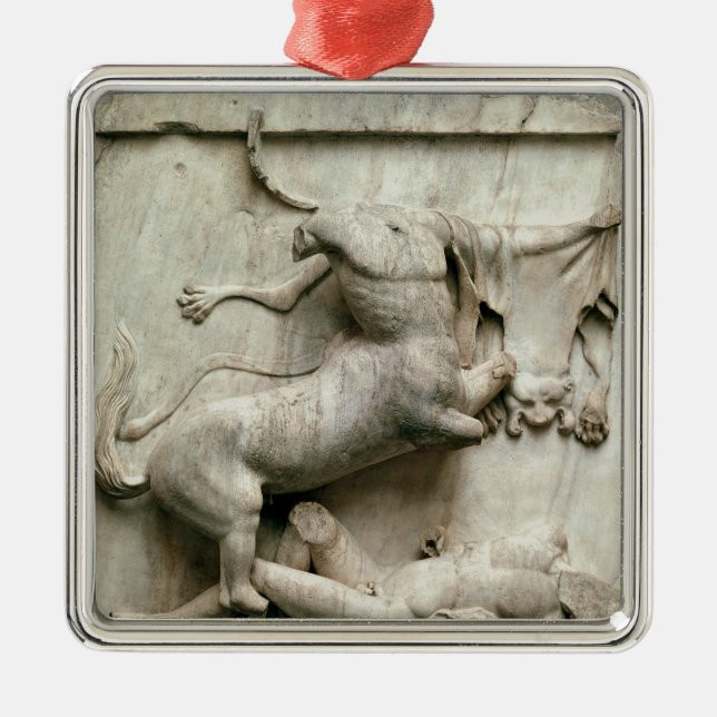 A Centaur triumphing over a Lapith Metal Ornament (Front)