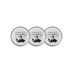 A Century of AM Radio Golf Ball Marker