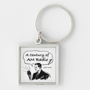 A Century of AM Radio Keychain