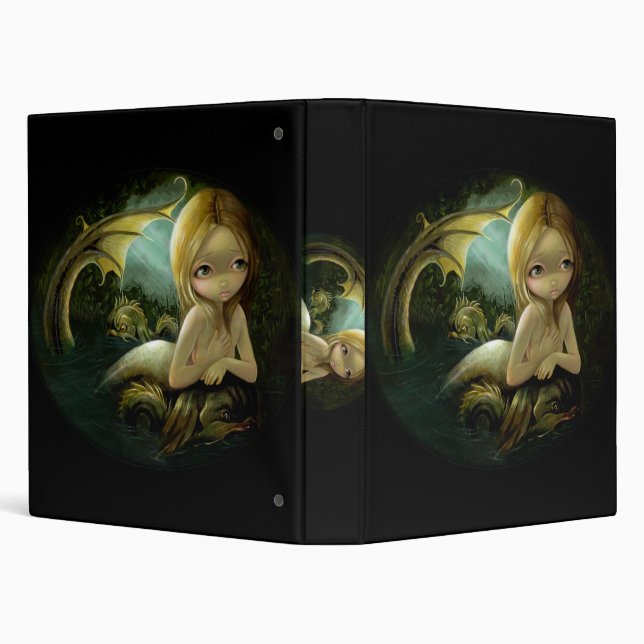A Certain Slant of Light BINDER mermaid dragon (Background)