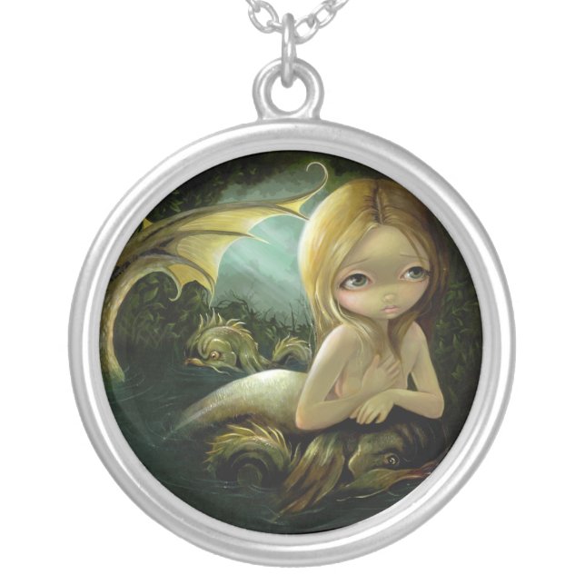A Certain Slant of Light NECKLACE mermaid fantasy (Front)