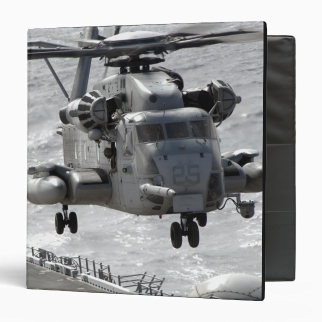 A CH-53E Super Stallion helicopter Binder (Front/Inside)