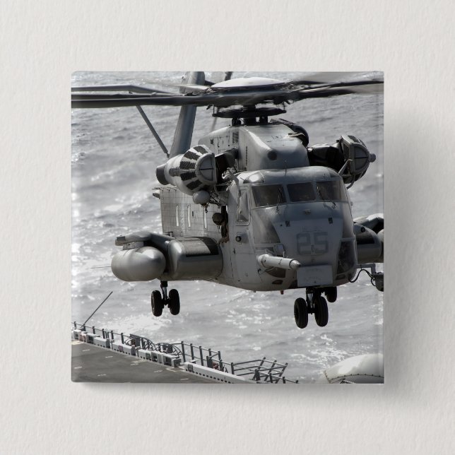 A CH-53E Super Stallion helicopter Button (Front)