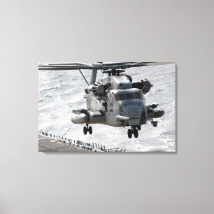 A CH-53E Super Stallion helicopter Canvas Print