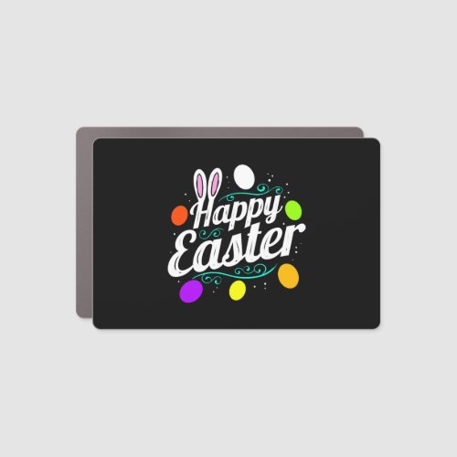 A Chain Of Lights Happy Easter Car Magnet