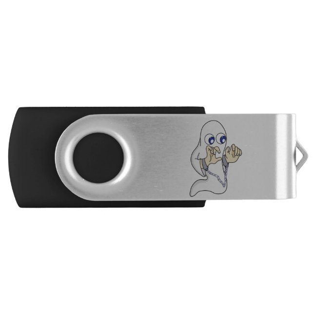 A Chained Ghost Flash Drive (Front)
