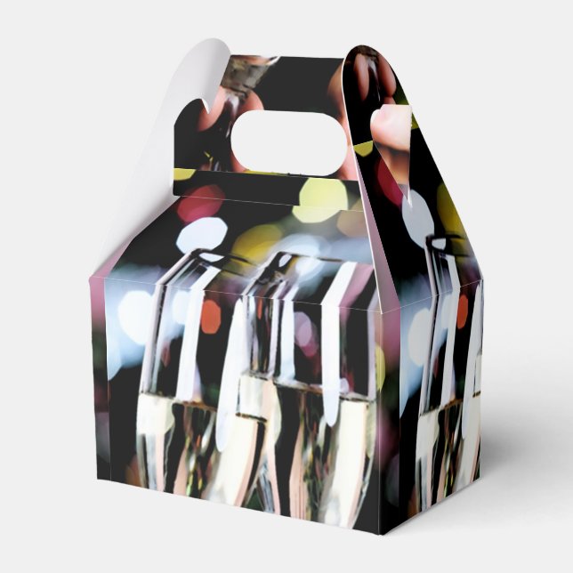 A Champagne Toast Favor Boxes (Back Side)