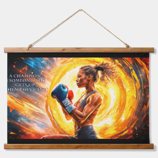 A Champion Inspirational Hanging Tapestry