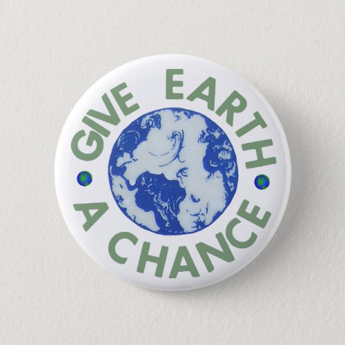 A Chance Earth Day Button