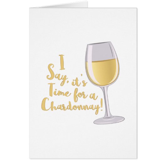 A Chardonnay Cards (Front)