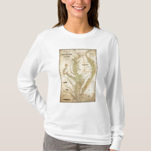 A Chart of the Chesapeake And Delaware Bays T-Shirt