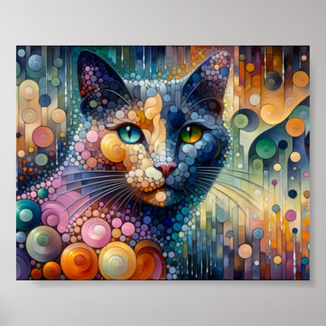 A chatoyant portrait of an ancient poster (Front)