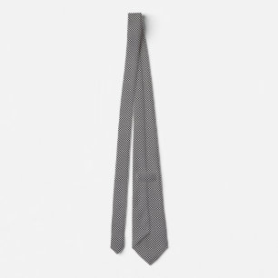 a check pattern tie with a checkerboard pattern