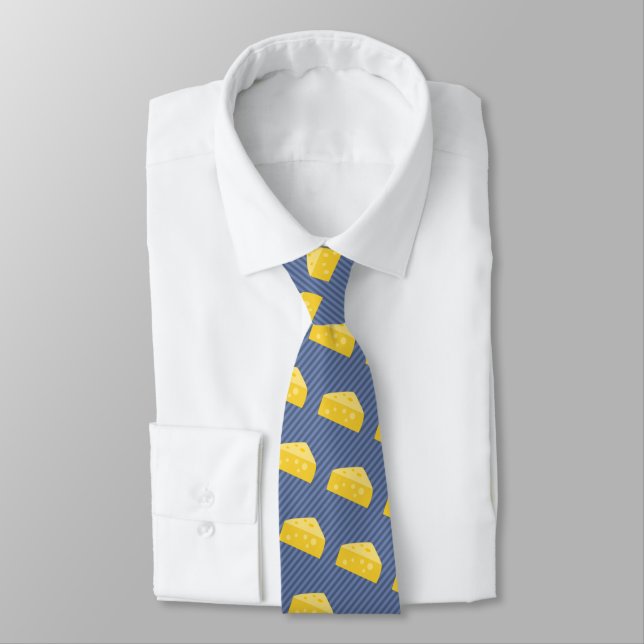 A Cheesy Joke... about  the Guy with Cheese on His Neck Tie (Tied)