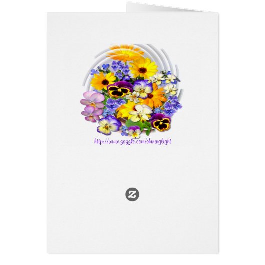 A CHERFUL NOTE ~ Card (Back)