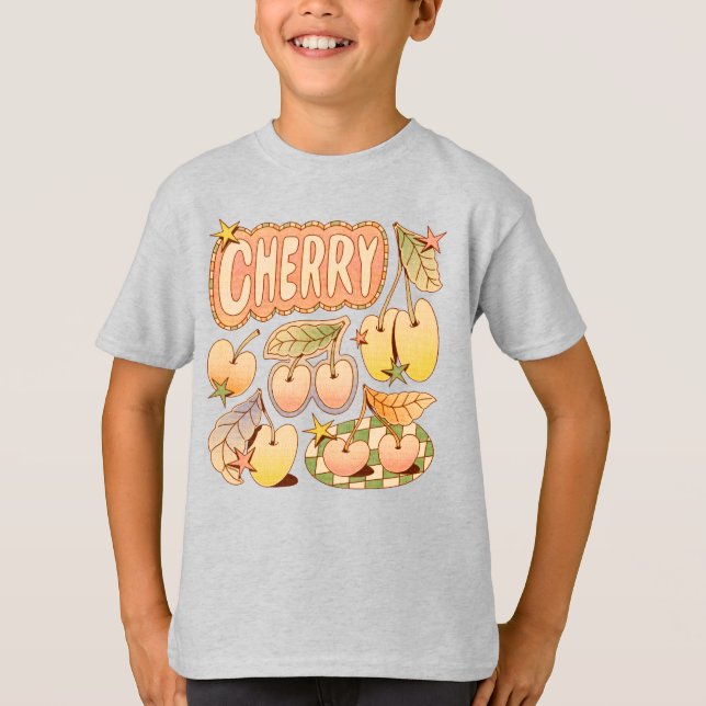 A Cherry / Cherry Illustrations T-Shirt (Front)