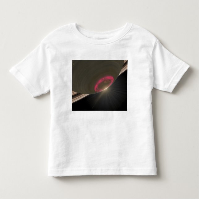 A cherry-red aurora toddler t-shirt (Front)