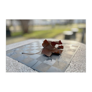 A chess lesson acrylic print