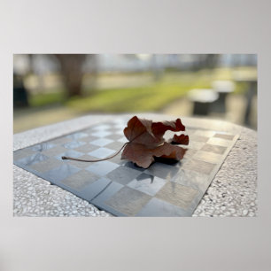 A chess lesson poster