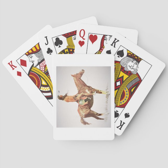 A Cheyenne Brave, 1901 (colour litho) Poker Cards (Back)