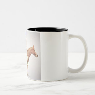 A Cheyenne Brave, 1901 (colour litho) Two-Tone Coffee Mug