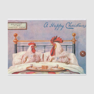 A Chicken Christmas Tissue Paper