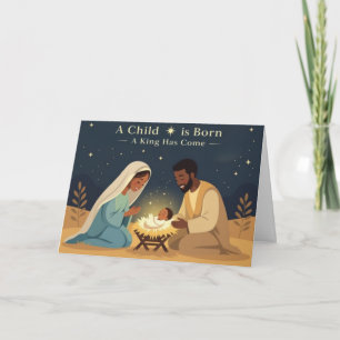 A Child is Born Seasonal Card