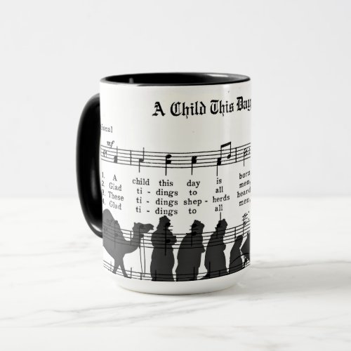 A Child This Day is Born Mug