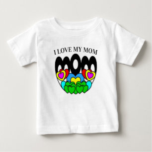 A child who loves his or her mom baby T-Shirt