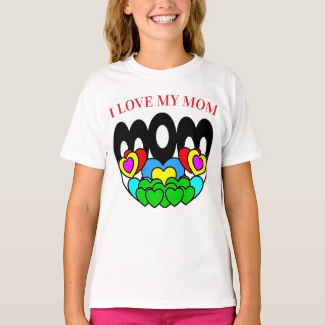 A child who loves his or her mom T-Shirt (Front)