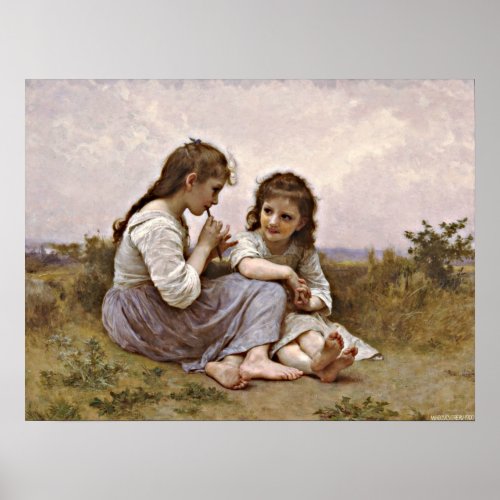 A Childhood Idyll fine art painting Poster