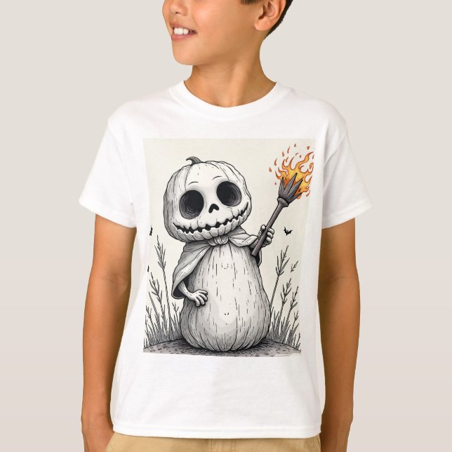 a children's T-shirt for Halloween (Front)