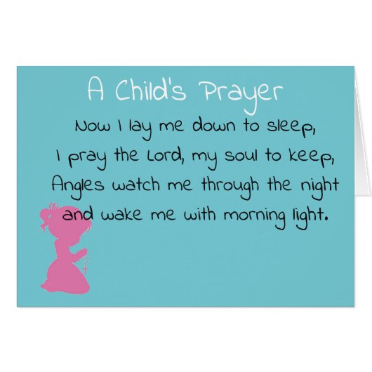 A Child's Prayer (Front Horizontal)