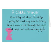 A Child's Prayer Cards (Front Horizontal)