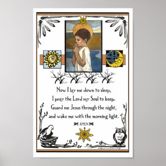 A Child's Prayer Poster