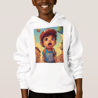 "A Child's Wonder: Exploring the World with Wide E Hoodie