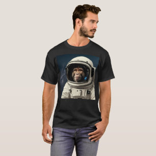 a chimpanzee in space T-Shirt