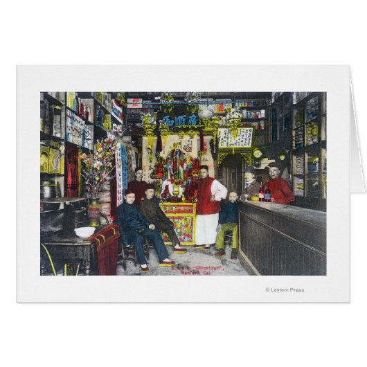 A Chinatown SceneHanford, CA Cards (Front Horizontal)