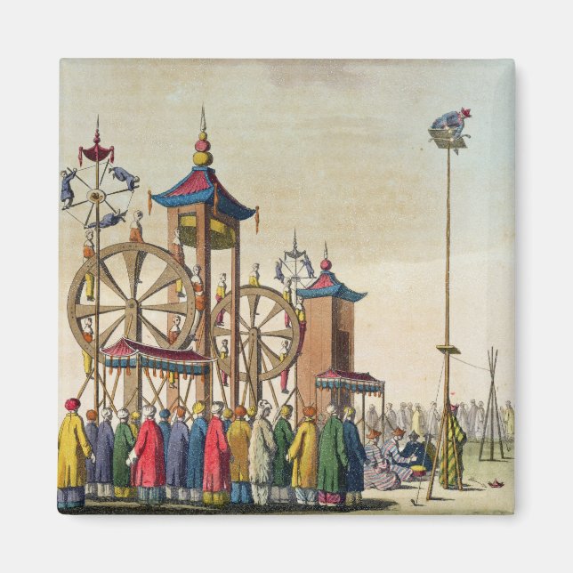 A Chinese circus, illustration from 'Le Costume An Magnet (Front)