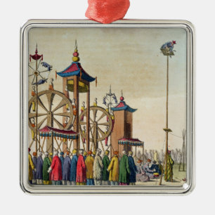 A Chinese circus, illustration from 'Le Costume An Metal Ornament