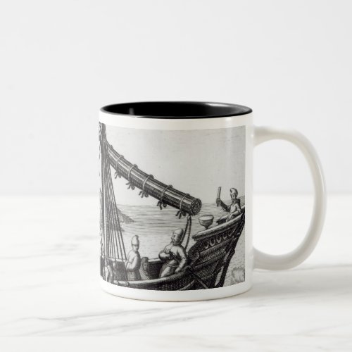 A Chinese Junk Two_Tone Coffee Mug