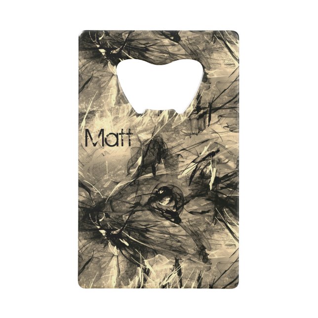 A Chinese Rat Year 2020 Zodiac Birthday Name BO Credit Card Bottle Opener (Front)