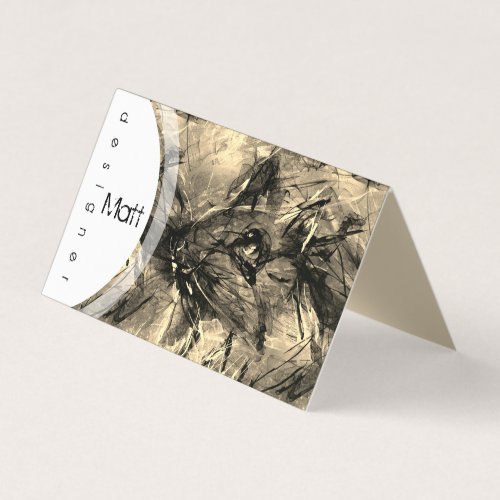 A Chinese Rat Year Zodiac Birthday Folded BC Business Card